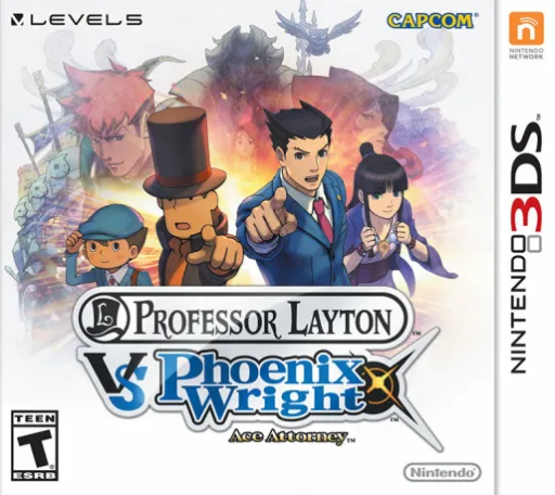 Professor Layton vs. Phoenix Wright - Ace Attorney (USA) (En,Fr,Es)